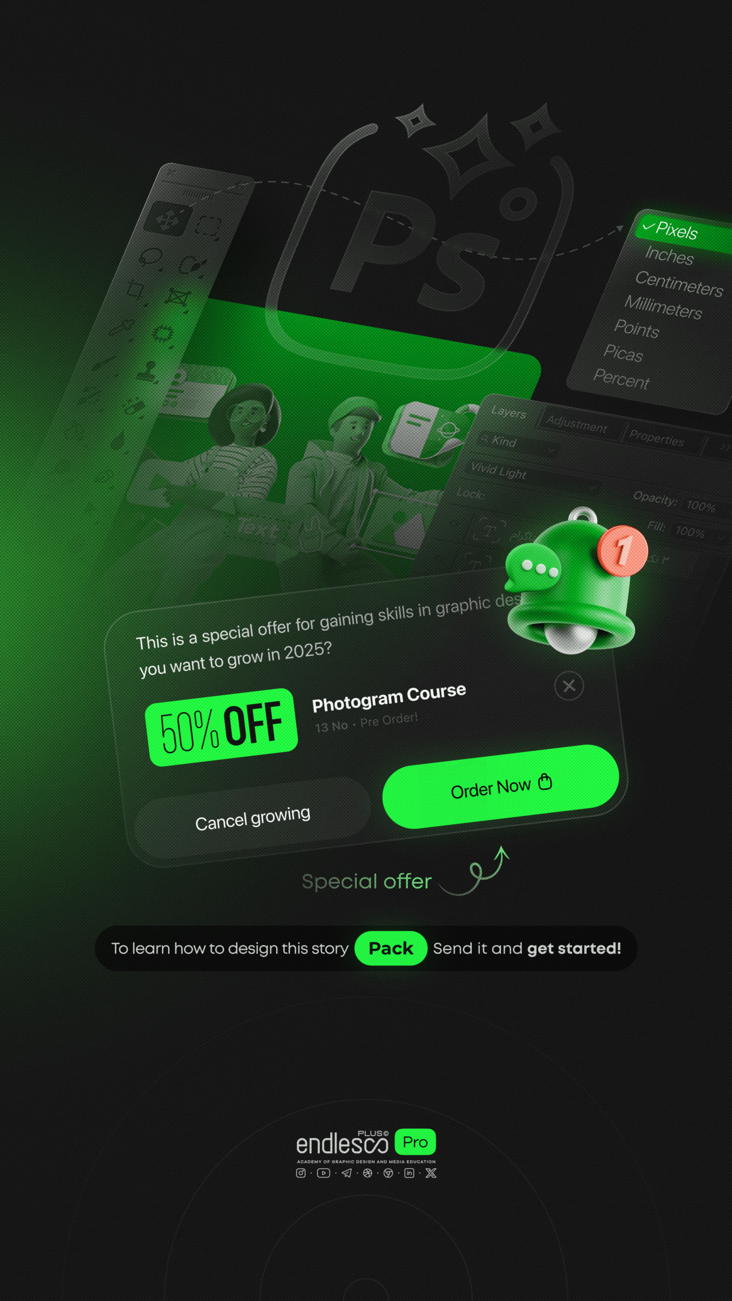i will design any content with photoshop and figma